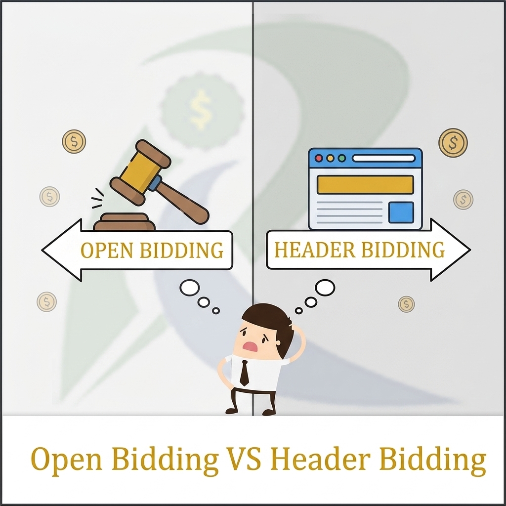 open bidding vs header bidding
